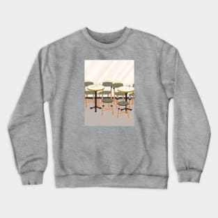 Paris Cafe Chairs, France Crewneck Sweatshirt